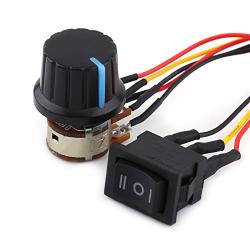 DC Motor Speed Controller Reversible with Digital Display Reversible Switch for DC Motor Driver Module 12V 24V 36V