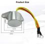 Outboard Rectifier 3 Wires Fits for 1980-2001 Johnson Evinrude 15 60 65 75 85 88 9.9 90 100 110 112 115 140 150 175 200 235 HP, Voltage Marine Regulator Replace OE 18-5708 583408 582399 580795 581603