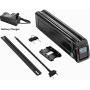 Jieoto EBike Battery 36V/48V 15AH 20AH Electric Bicycle Lithium Li-ion Battery with Charger and BMS Protection Board Safe Lock, for 200W 350W 500W 750W 1000W Electric Bike Motors