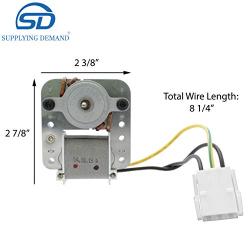 Supplying Demand 297250000 297309000 Refrigerator Evaporator Fan Motor & Harness Plug Replacement Model Specific Not Universal