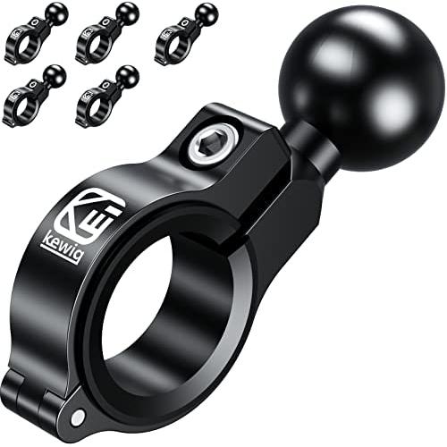 BRCOVAN Aluminum Alloy 1 Ball Handlebar Mount Base for Rails 0.5 to 1.26 in Diameter, Compatible with RAM Mounts 1 Inch Ball Socket Arm & Motorcycle Bike Phone Mount Holder (Set of 5) BRCOVAN Aluminum Alloy 1 Ball Handlebar Mount Base for Rails 0.5 to 1.26 in Diameter, Compatible with RAM Mounts 1 Inch Ball Socket Arm & Motorcycle Bike Phone Mount Holder (Set of 5)