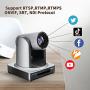 Zowietek PTZ NDI Camera 30X Live Streaming PoE Camera with simultaneous HDMI and 3G-SDI outputs(2pcs) + Zowietek PTZ IP Camera Controller | PTZ Network Keyboard | 4D Joystick (1pcs)