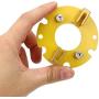 Keenso Carbon Brush Base, Boat Electric Propeller Carbon Brush Base Holder Spring Replacement Marine Motor Accessory