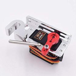 Isali Servo Parabolic Switch Device Aerial Vehicle Throw Device Tarot Dispenser with Servo Arm 25T for Remote Controller Car RC ES3001 - (Color: Without servo Motor)