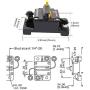 OUHL 100 Amp Circuit Breaker 12V- 48V DC Manual Reset Fuse for Trolling Motor Rv Marine Boat Vehicles System Protection Waterproof (100A)