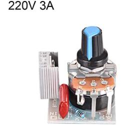 uxcell 500K ohm Potentiometer 100W-200W AC220V 3A SCR High Power Electronic Regulator Speed Controller Dimming Dimmers 2pcs