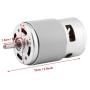 DC Motor, 12V 0.32A 150W 13000-15000RPM Electric DC Motor Large Torque High Power for Go Karts E Bike Motorcycle