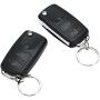 Universal Car Door Lock 4PCS,Geevorks 12V Door Lock Actuator Keyless Entry System with 2 Remote Controller (Remote 50-80m),Central Control Locking Kit with Trunk Release Button