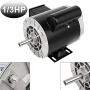 1/3HP Electric Motor General Purpose Single Phase Motor 3450RPM 115/230V ODP IP23 5/8