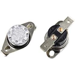 BokWin 2PCS KSD301 Thermostat 110°C 250V Normally Closed N.C Snap Disc Limit Control Switch Microwave Thermostat Thermal Switch