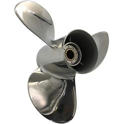 ARKDOZA Boat Propeller 11 1/8x13 Stainless Steel ss Fit for Honda Engine 3 Blades 13 Tooth 35/40/45/50/60HP RH OEM No:59133-ZV5-013AH 11.125x13
