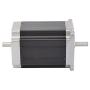 STEPPERONLINE Nema 23 Stepper Motor 2.83Nm 4A 8-Wire 6.35mm Dual Shaft CNC Mill Lathe Router