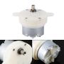 Mini 12V 3 RPM Micro Gear Box Electric Motor,4mm Shaft Diameter High Torque DC Motor,Slow Speed Electric Motor for Mobile Phone Display;Handicraft Display; Jewelry Display; Gift Display