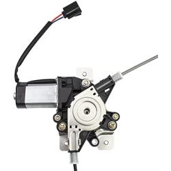 Brock Replacement Driver Rear Power Window Regulator with Lift Motor Assembly Compatible with 2003-2009 H2 & H2 SUT 15771355