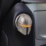 Mando The Mandalorian Star Wars Push to Start Button Cover, Car Ignition Button Cover, Car Start and Stop Button Decoration Ring, Anti Scratch Car Button Decoration Ring (Silver) Mando The Mandalorian Star Wars Push to Start Button Cover, Car Ignition Button Cover, Car Start and Stop Button Decoration Ring, Anti Scratch Car Button Decoration Ring (Silver)