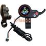 Electric Scooter LCD Display with Thumb Throttle Kit 400W-1000WElectric Brushless Hub Motor Controller with Color LCD Battery Indicator