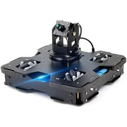 Yahboom Raspberry Pi Robot Pi 4B Kit Mecanum Wheel 3-DOF Camera Python Robotic Car for Adults AI Object Recognitn Tracking (Raspblock Without Pi)