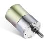 Greartisan DC 12V 120RPM Gear Motor High Torque Electric Micro Speed Reduction Geared Motor Eccentric Output Shaft 37mm Diameter Gearbox