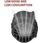 GOOSH DC BRUSHLESS Fan Blower with Lights for Inflatable Decorations Replacement 12V/0.8A Model 9733 (9733-0.8A-Light)