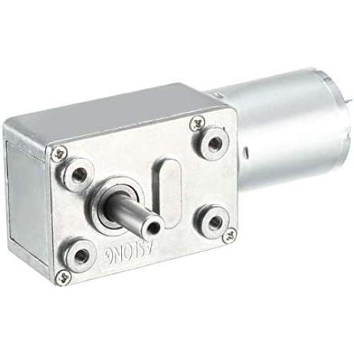uxcell DC 12V 6RPM Worm Gear Motor 6mm Female Shaft High Torque Turbine Reducer