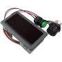 uniquegoods 6V 12V 24V Digital Display LED DC Motor Speed Controller PWM Stepless Speed Control Switch HHO Driver - Black CCM5D BLUE