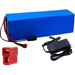 Wnicek 48V Electric Bicycles Battery Pack 48Voits 13.5AH / 15AH Lithium-ion Battery Fit for 200W 250W 350W 500W 750W 800W 1000W Electric Tricycle Motor with 54.6V Charger