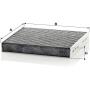 MANN-FILTER CUK 1919 Cabin Air Filter - Pollen Filter with Activated Carbon MANN-FILTER CUK 1919 Cabin Air Filter - Pollen Filter with Activated Carbon