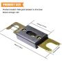 ANL Fuse 150A for Car Vehicle Marine Audio Video System Gold 2 Pack (150 Amp)