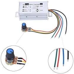Tangxi PWM DC Motor Speed Controller 9-60V 20A 1200W 25KHz Control Switch Motor Speed Regulator 9V 12V 24V 48V 60V for DC Electric Fan