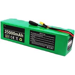 Wnicek 60V 25AH Ebike Lithium-ion Battery 21700 16S 5P 25000mAh Rechargeable Battery Pack with BMS Protection and Charger Fit for 1200W-250W Electric Bicycles Motor