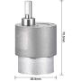 uxcell DC Motor Electric Gear Box Gearbox 12V 33RPM