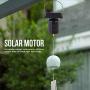 Taidda Motor Solar, Lightweight Solar Powered Ecofriendly Motor Wind Bell Ornament Hanging Rotating Motor with Hook for Hangs Your Ornament