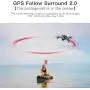 GoolRC GPS Drone with 4K Camera for Adults, 5G WiFi FPV RC Quadcopter with 3-Axis Gimbal, Brushless Motor, Obstacle Avoidance, Auto Return Home, Follow Me, Circle Fly, Bag and 2 Batteries (Black)