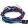 Tuimiyisou Printer Stepper Motor Nema 17 3D Printer Two Phase 4 Wire Stepper Motor for 1.8Deg 17HD34008-22B Printer Accessory 4 Wire Stepper Motor for Printer