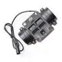 DC 12V Vibrating Motor Nylon Housing with Speed Regulator Truck Anti-Fatigue Vibrator for Vibration Screen Massage Bed, Black