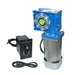 Bemonoc High Torque 110V 180W Electric AC Worm Gear Motor 35RPM with AC Speed Controller Kits