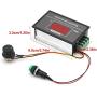 Eujgoov DC 6-60V 12V 24V 36V 48V 30A PWM DC Motor Speed Controller Start Stop Switch