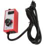 120v Governor Router, Red Variable Vent Fan Speed Adjuster, Inline Duct Fan Variable Speed Controller Motor Rheostat
