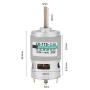 775 DC Motor, High Power Torque Extension Shaft DC Motor 12v/ 24v(24V 20000 RPM)