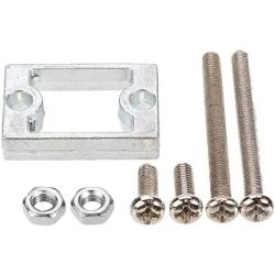 DollaTek 10Pcs TT Motor Aluminum Alloy Bracket Smart Car Chassis Wheel Screw Fasteners