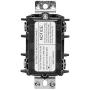 Leviton MS302-DSS 30 Amp, 600 Volt, Double-Pole, Single Phase AC Motor Starter, Suitable as Motor Disconnect, Short Toggle, Industrial Grade, Non-Grounding, Black