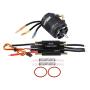 Nannday RC Boat Motor Kits, 4 Poles 3660 4300KV Motor + 36-S Water Cooling Jacket + 90A Waterproof Programed ESC for RC Boat