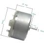 RF-500TB-18280 Mini Electric DC Motor 1.5V-5V 2700RPM DC Motor 32mm Diameter Motor, Pack of 1