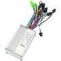 OVNSHVN Brushless Motor Controller 48V 250W/350W E-Bike Brushless Motor Controller for Electric Bicycle Scooter Universal with 810 SM LED Display Panel, Black & silver OVNSHVN Brushless Motor Controller 48V 250W/350W E-Bike Brushless Motor Controller for Electric Bicycle Scooter Universal with 810 SM LED Display Panel, Black & silver