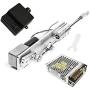 BEMONOC DIY Design DC 24V Linear Actuator Reciprocating Motor Stroke 70mm Adjustable+Switching Power Supply 110V-240V+PWM Speed Controller