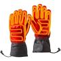 Gerbing 12V Vanguard Heated Motorcycle Gloves – Cowhide Leather Gloves with AQUATEX Membrane, Full-Length Gauntlet, Thinsulate Insulation