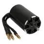 RC Boat Brushless Motor, Black 4-Pole Brushless Motor for 5.0mm 3660 3500 KV RC Boat Accessory Part
