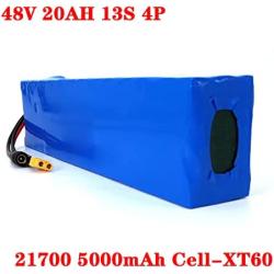 Wnicek E-Bike Battery 48V Lithium Battery Pack 20AH Li-ion Battery, for 500W 750W 1000W Motor Fit for Electric Bicycle Scooter Electric Tricycles Golf Cart with Charger and BMS