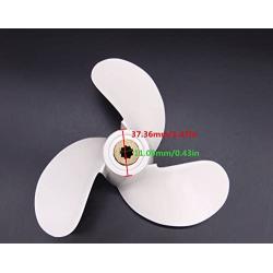 SouthMarine Boat Engine 7 1/4X6-BS 6L5-45943-00-00 F2.6-03010000 Propeller for Yamaha Parsun Makara 2.5HP 3HP 4HP 5HP F2.5A 3A Malta Outboard Motors 7.25x6