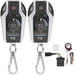 Motorcycle Alarm System,Yctze 2 Way Alarm System Universal ABS Motorcycle Anti‑Theft Remote Control for Security 12V with Remote Start for Most Motorcycle